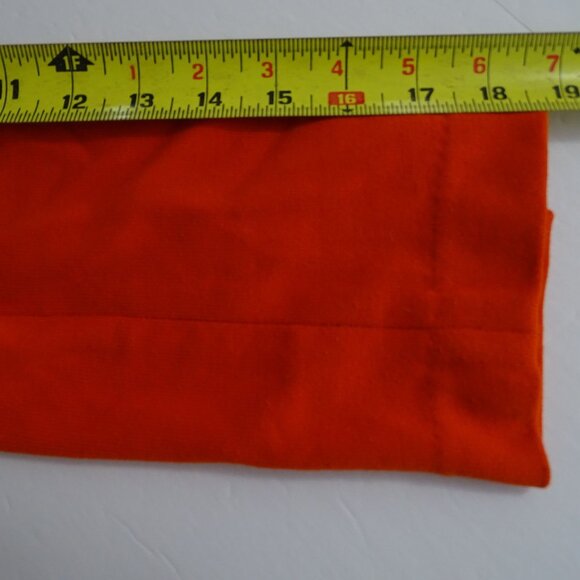 J Crew Orange Double Breasted Knit Blazer Jacket Women Size S 3/4 Sleeve Work - Picture 8 of 9